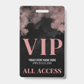 Black Pink イベント VIP バッジ (裏面)