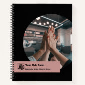 BLACK PINK ヘアスタイルチーム イメージプロモーション ノートブック (正面)