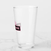 Black Pink Glass Cup タンブラーグラス (左)
