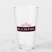 Black Pink Glass Cup タンブラーグラス (正面)
