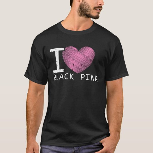 Black Pink in Your Area K Pop Kpop Korea Pop Love  Tシャツ (正面)
