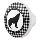 Black Plaid セラミックノブ (右)