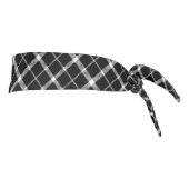 Black Plaid タイヘッドバンド (回転90)