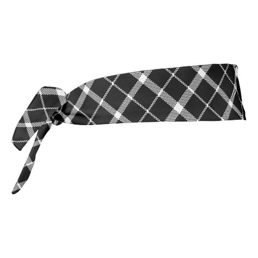 Black Plaid タイヘッドバンド (回転270)
