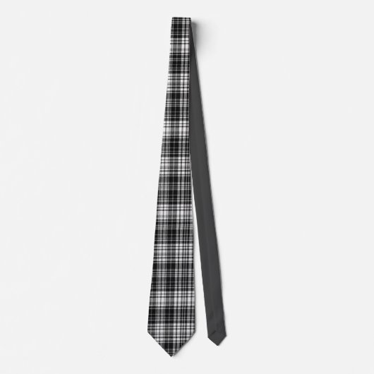 Black Plaid ネクタイ (正面)