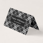 Black Plaid 名刺 (正面)