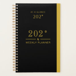 Black Planner 2026 for Home and Office Use プランナー手帳