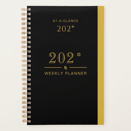 Black Planner 2026 for Home and Office Use プランナー手帳 (正面)
