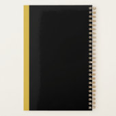 Black Planner 2026 for Home and Office Use プランナー手帳 (裏面)