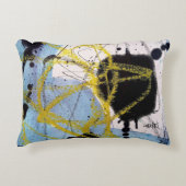 Black Point, Abstract Art アクセントクッション (正面)