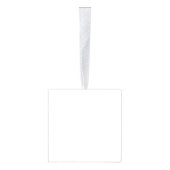 Black Polka Dot Seamless Pattern | Tiny Dots キューブオーナメント (右)