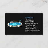 Black Pool Services Professional 名刺 (裏面)