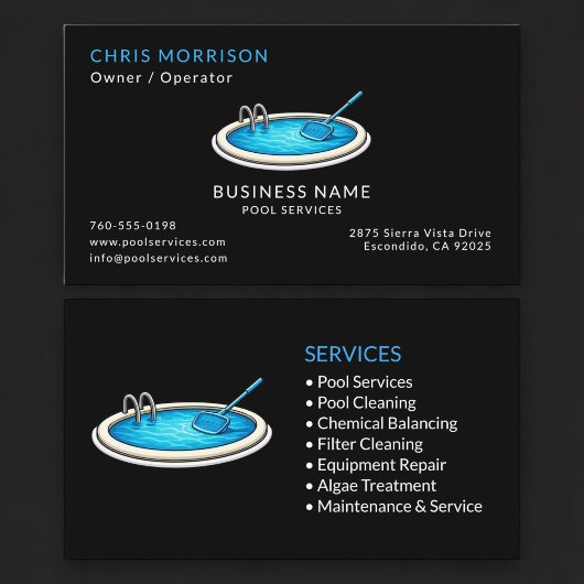 Black Pool Services Professional 名刺