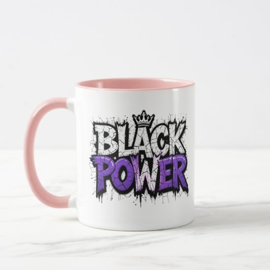 black power_black履歴月 マグカップ (左)