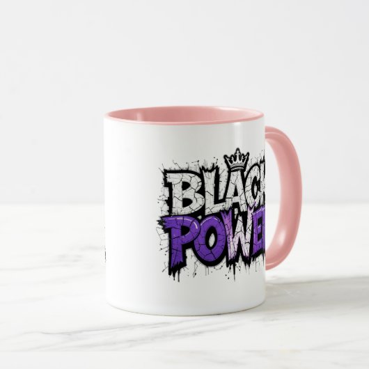 black power_black履歴月 マグカップ (正面右)