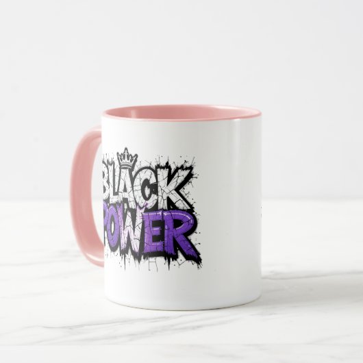 black power_black履歴月 マグカップ (正面左)