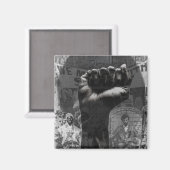 Black Power Montage マグネット (正面/裏面)