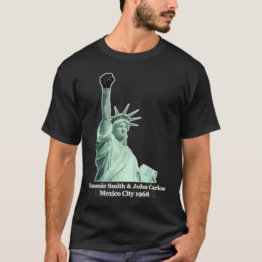 Black Power Salute Mexico City 1968 Tシャツ (正面)