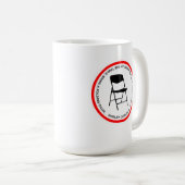 Black Power SHIRLEY CHISHOLM seat at the table  コーヒーマグカップ (正面右)