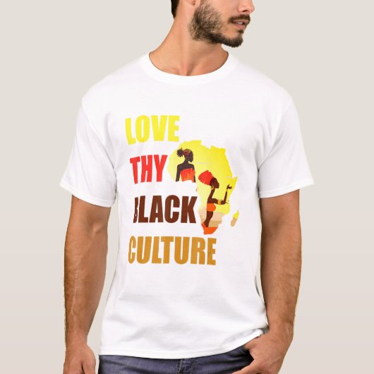 Black Pride African American Black Power Afrocentr Tシャツ (正面)