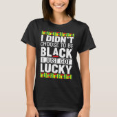 Black Pride  Black History Month Tシャツ (正面)
