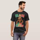 Black Princess Women African American Black Histor Tシャツ (正面フル)