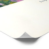 Black Pug Bathroom Print Monet Style French ポスター (角)