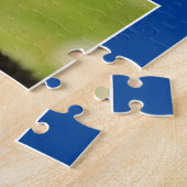 Black Pug Dog Jigsaw Puzzle ジグソーパズル (側面)