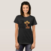 Black Queen Afro Lady African American Ladies Curl Tシャツ (正面フル)