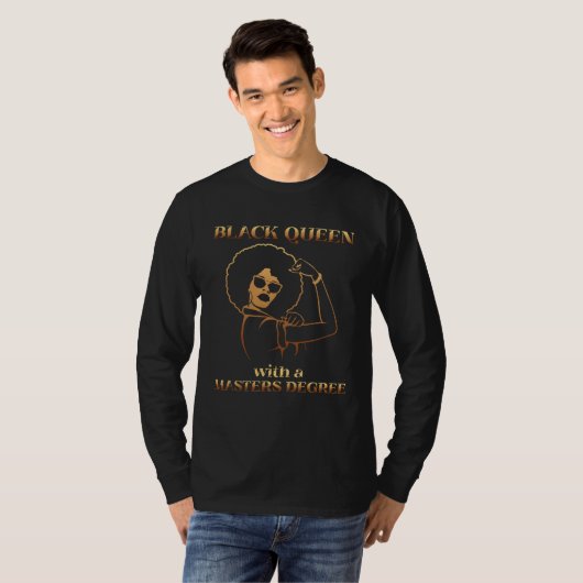 Black Queen Appreciates Fun Masters Graduation Tシャツ (正面フル)
