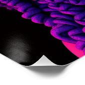 Black Queen Melanin Afrocentric Sista Dreads Locs ポスター (コーナー)