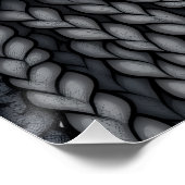 Black Queen Melanin Afrocentric Sista Dreads Locs ポスター (コーナー)