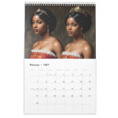 Black Queens and Princesses Royal カレンダー (2月 2027)
