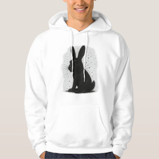Black rabbit hoodie パーカ