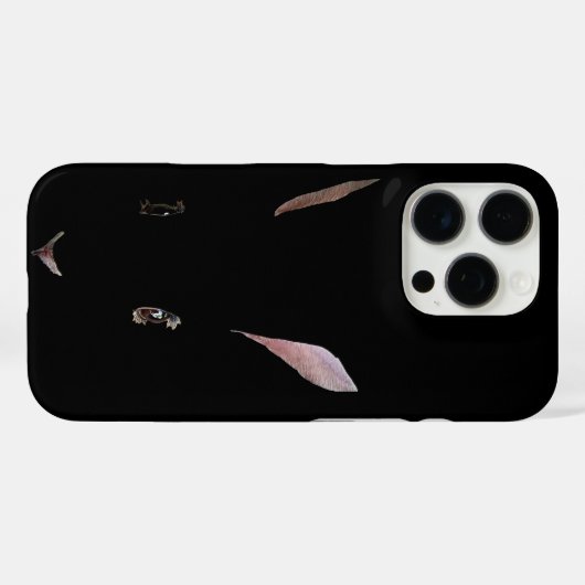 Black Rabbit iPhone case Case-Mate iPhoneケース (裏面 (横))