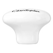 Black Racing Car Design セラミックノブ (側面)