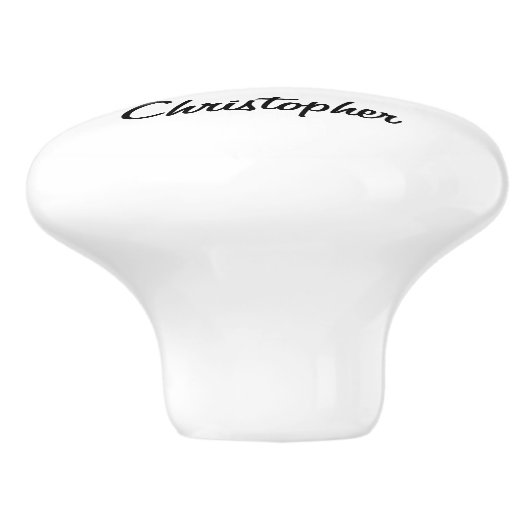 Black Racing Car Design セラミックノブ (側面)