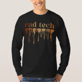 Black Rad Tech African American Radiology Tech Tシャツ (正面)