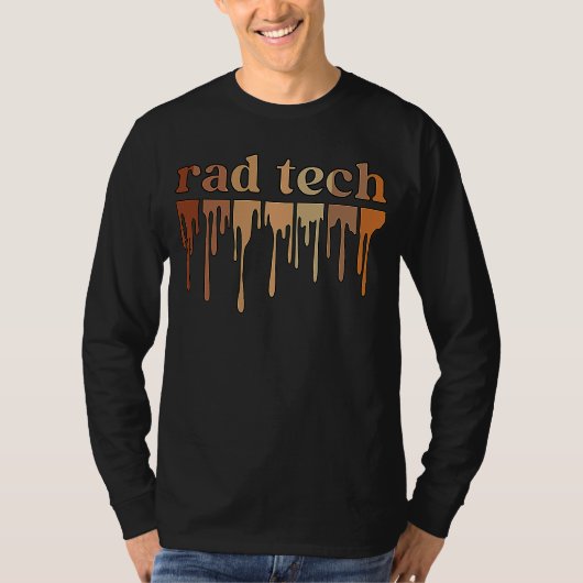 Black Rad Tech African American Radiology Tech Tシャツ (正面)