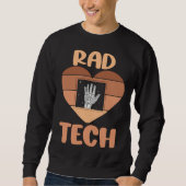 Black Radiology Technologist Rad Tech Week Xray Te スウェットシャツ (正面)