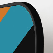 Black Rainbow Fusion with Name ピックルボールラケット (左詳細)