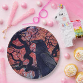 Black Raven and Gnarly Japanese Maple ペーパープレート (パーティー)