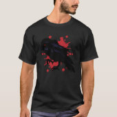 Black Raven Crow Tシャツ (正面)