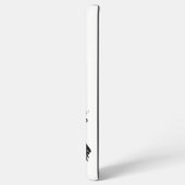 Black Raven Pair Filigree Design Samsung Galaxyケース (裏面横)