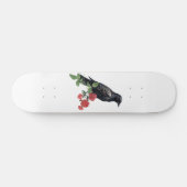 Black Raven & Red Roses Skate Deck スケートボード (横)