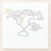 Black Ravens party ガラスコースター (裏面)