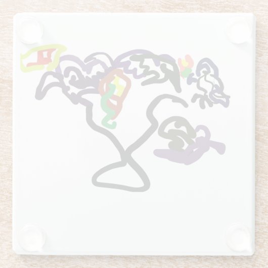 Black Ravens party ガラスコースター (裏面)