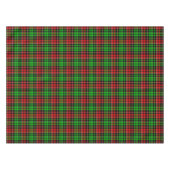 Black Red Green Plaid Tartan Design  テーブルクロス (正面(横))
