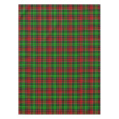 Black Red Green Plaid Tartan Design  テーブルクロス (正面)