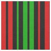 Black Red Green Stripes Pattern   ファブリック (クローズアップ)